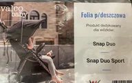 Akcesoria do wózków - Valco Baby Folia Przeciwdeszczowa Snap Duo / Snap Duo Sport - miniaturka - grafika 1