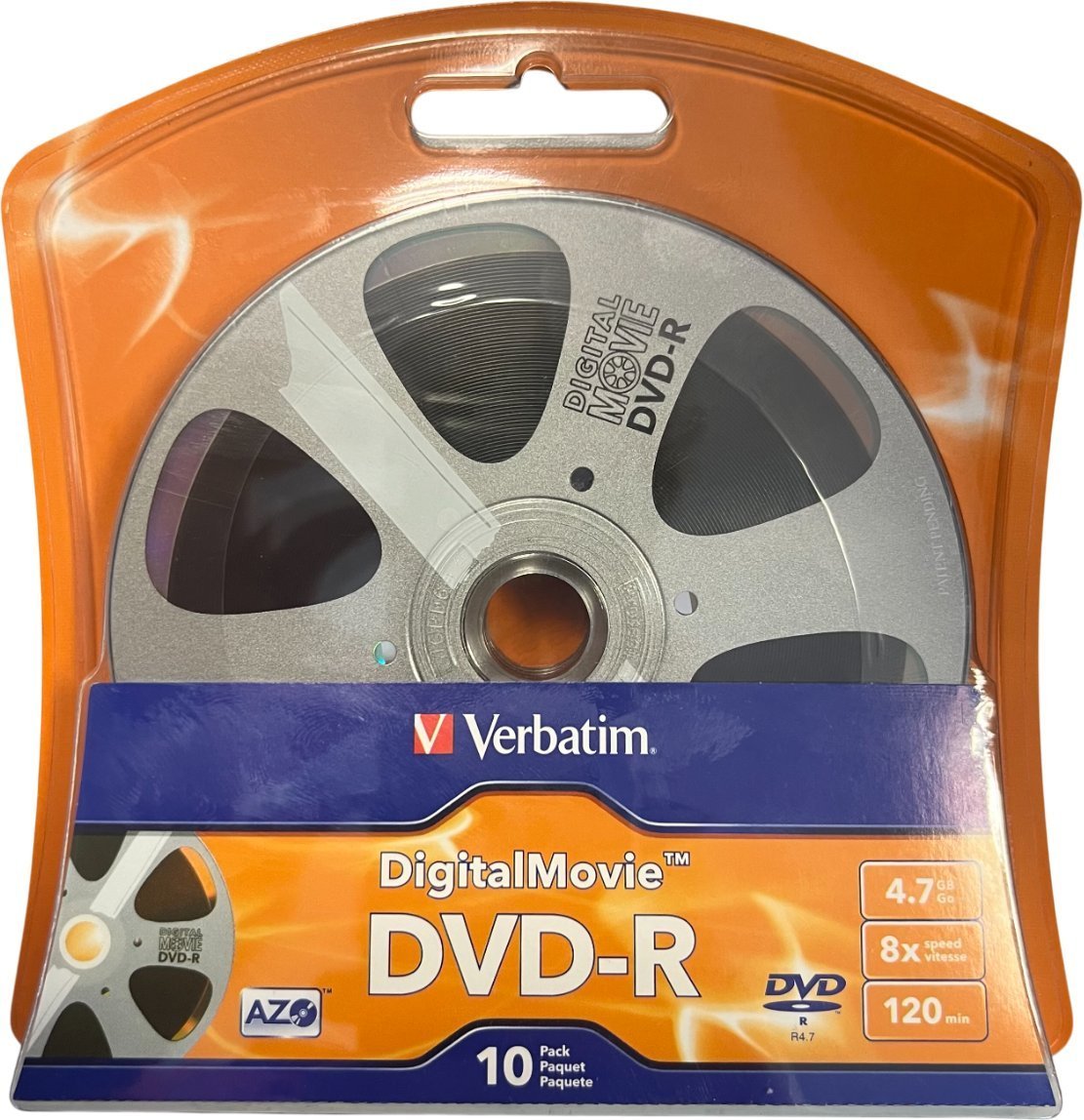 Verbatim 4.7GB 8x Digital Movie DVD-R, 10szt. Blister