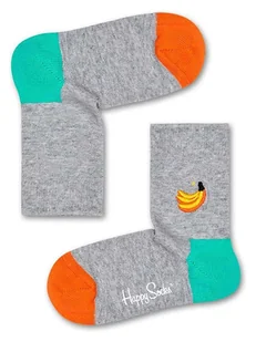 Happy Socks Skarpety "Banana" w kolorze szarym ze wzorem - Skarpetki damskie - miniaturka - grafika 1