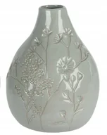 Wazony i flakony - Wazon porcelanowy z dekorem kwiatów Lena, 10,5 x 14 cm - miniaturka - grafika 1