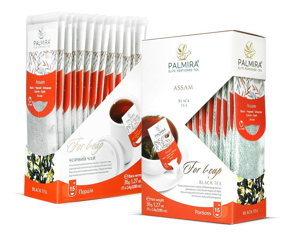 Palmira Assam - luksusowa czarna indyjska herbata liściasta w saszetkach