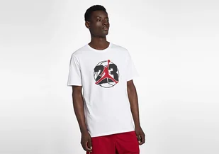 Nike Air Jordan 13 Jumpman Tee White - Koszulki męskie - miniaturka - grafika 1