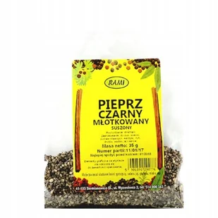 Pieprz czarny młotkowany 35g Rami - Pieprz - miniaturka - grafika 1