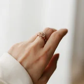 Pierścionki - Pierścionek Flower - miniaturka - grafika 1