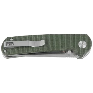 Nóż składany Bestech Sledgehammer Green Micarta, Satin / Stonewashed D2 (BG31B-1) - Noże - miniaturka - grafika 4