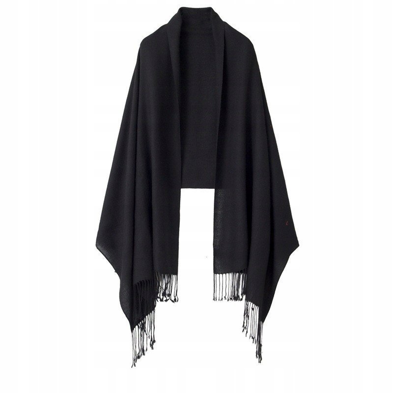 elegancki damski SZAL miękki jak kaszmir SZALIK GŁADKI KLASYCZNY 200x66cm