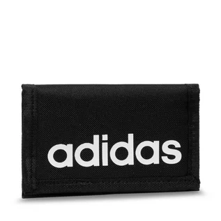 Portfele - Duży Portfel Męski adidas - Linear Wallet GN1959 Black/White - grafika 1