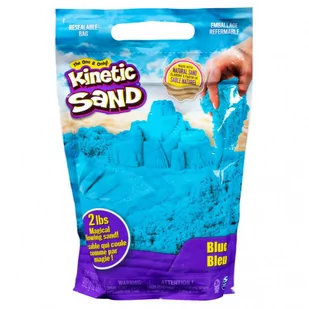 Spin Master Kinetic Sand Żywe Kolory niebieski - Masy plastyczne - miniaturka - grafika 1