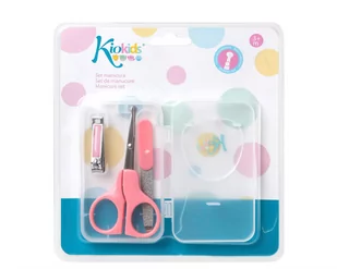 Kiokids Kiokids Zestaw do manicure różowy - Szczoteczki do zębów dla dzieci - miniaturka - grafika 2