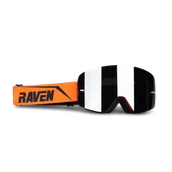 Gogle i okulary motocyklowe - Gogle Cross Raven Edge Pomarańczowy/Czarny - miniaturka - grafika 1