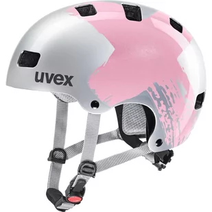 UVEX Kid 3 Kask rowerowy Dzieci, srebrny/różowy 55-58cm 2022 Kaski dla dzieci S4148193617 - Kaski rowerowe - miniaturka - grafika 1