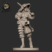 Figurki dla dzieci - Greta, the Landsknecht (28 mm) - miniaturka - grafika 1