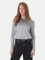 Bluzki damskie - ViCOLO Bluzka TF0244 Szary Regular Fit - miniaturka - grafika 1