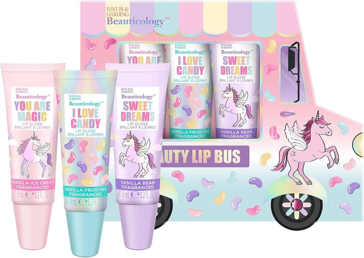 Baylis & Harding Jednorożec Unicorn Bus Błyszczyk Błyszczyki Dla Dzieci
