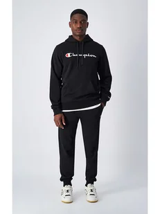 Champion Spodnie dresowe w kolorze czarnym - Spodnie sportowe męskie - miniaturka - grafika 1