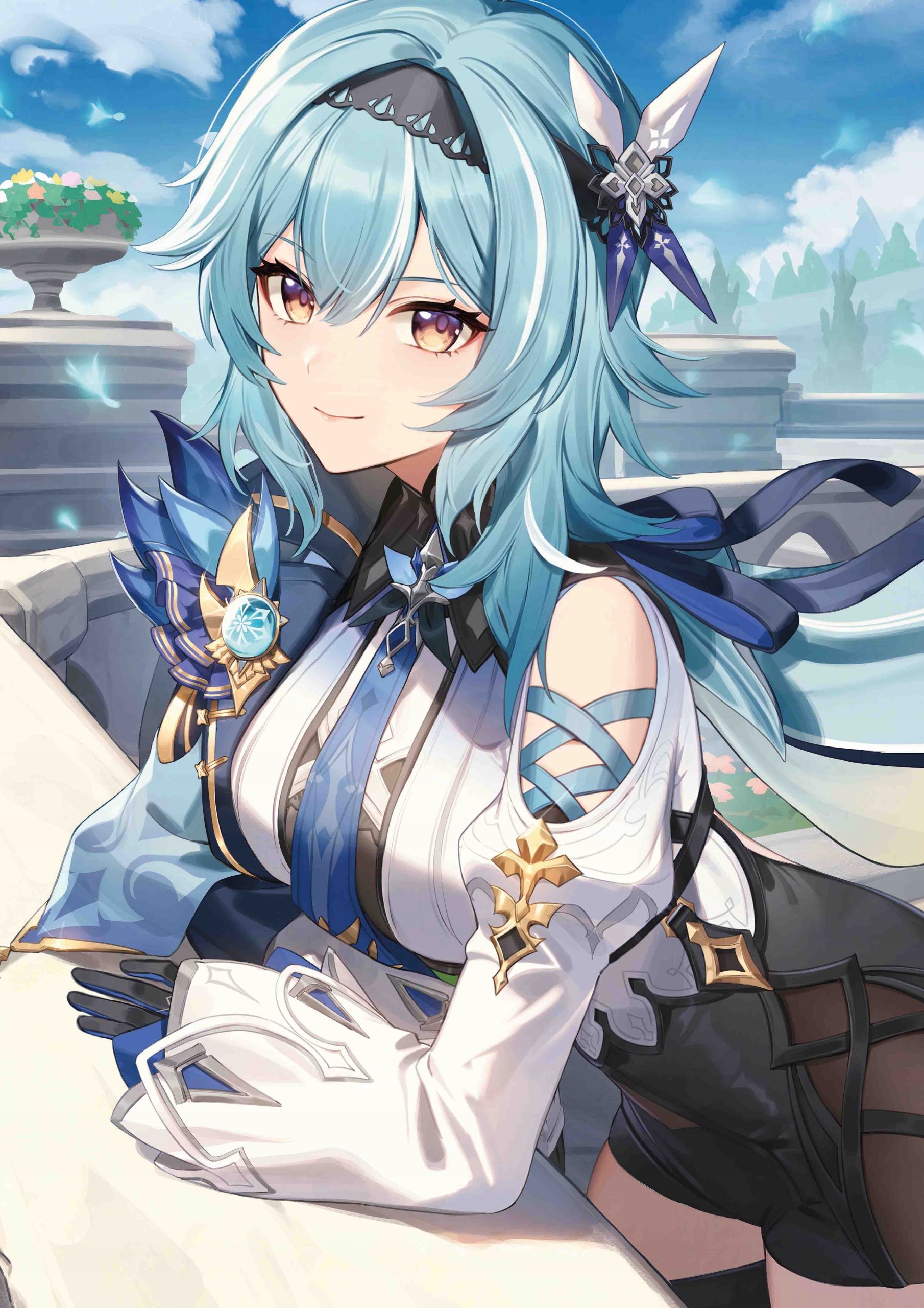 Plakat A3 Genshin Impact Anime Gra Eula Lawrence
