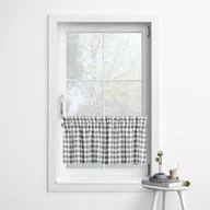 Firany - Zazdrostka WINTER wzór BN13 | szara krata 60 x 210 cm - miniaturka - grafika 1