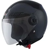 Kaski motocyklowe - Shiro Jet kask, sh62, GS, czarna, rozmiar L 128.0062010L - miniaturka - grafika 1