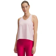 Koszulki i topy damskie - Damska koszulka bez rękawów UNDER ARMOUR TECH SWING TANK 1389854-647 – Różowy - miniaturka - grafika 1