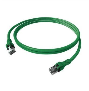 EasyLan DualBoot PushPull Patch Cable Cat.6A Class EA, S/FTP, RJ45 / RJ45, zielony, 7,5 m
