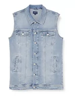 Sukienki - GANT Sukienka dziewczęca, Light Blue Worn in, 158 cm - miniaturka - grafika 1
