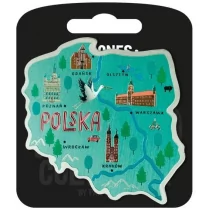 PAN DRAGON Magnes I love Poland Polska ILP-MAG-A-PL-03 - Magnesy - miniaturka - grafika 1