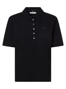 Tommy Hilfiger - Damska koszulka polo, niebieski - Koszulki i topy damskie - miniaturka - grafika 1