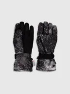 Rękawice narciarskie - 4F Rękawiczki narciarskie Thinsulate membrana 5000 męskie - szare XL - miniaturka - grafika 1