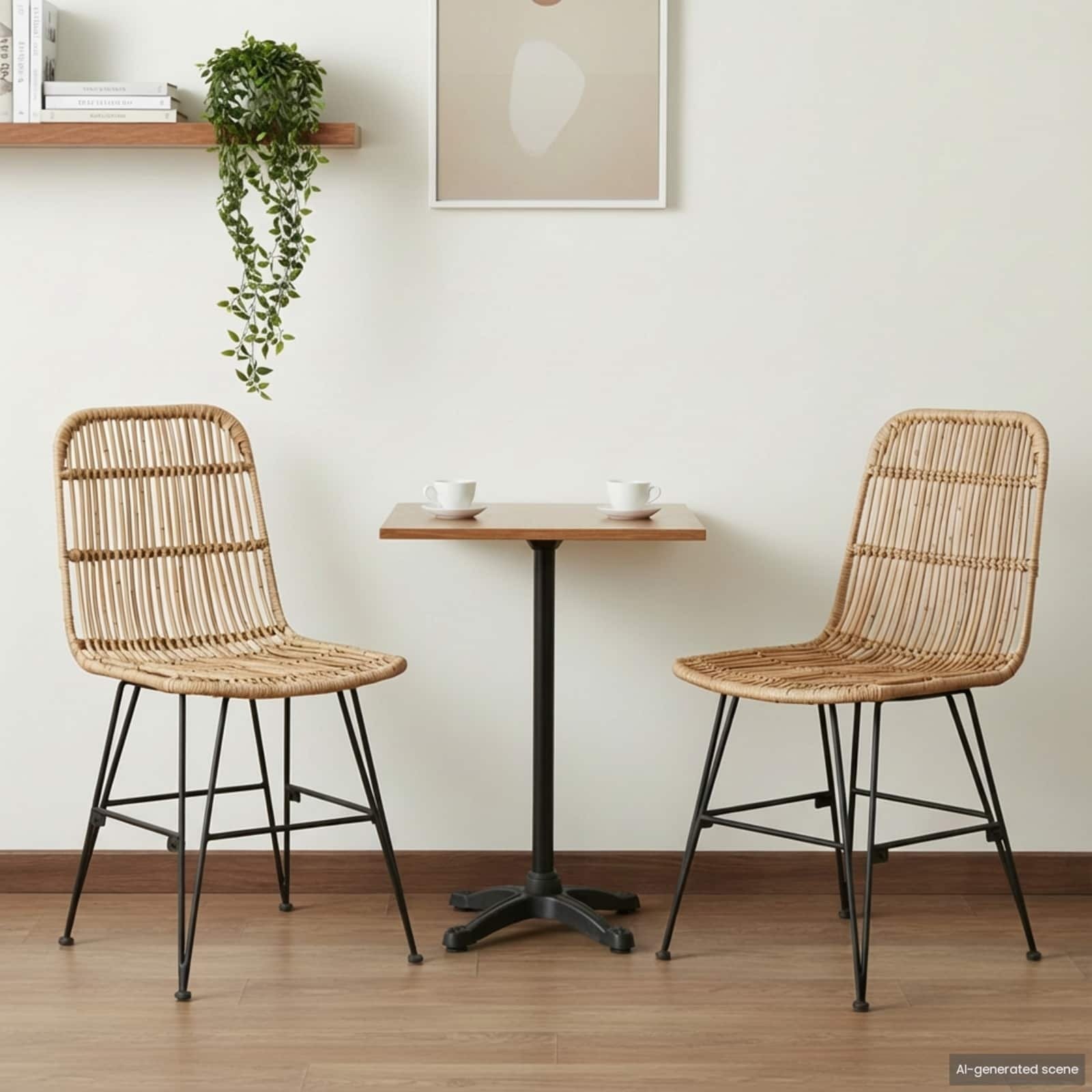 vidaXL Krzesło jadalniane 2 pcs 41 x 55 x 85 cm