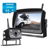 Kamery cofania - Monitor Bezprzewodowy Kamera 1080p Rejestrator - miniaturka - grafika 1