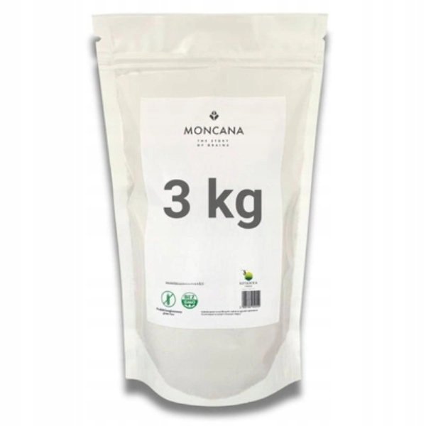 Mąka ryżowa pudrowa bezglutenowa 3kg Moncana