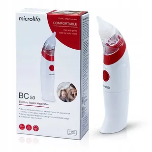 Elektryczny Aspirator Do Nosa Microlife Bc50 - Aspiratory do nosa - miniaturka - grafika 1