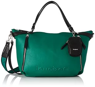 Desigual Damska torebka BOLS_Embossed Half L Hand Bag, zielona, One Size - Torebki damskie - miniaturka - grafika 1