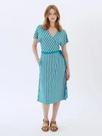 Sukienki - finside Sukienka "Maja" w kolorze turkusowym - miniaturka - grafika 1