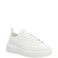 Trampki damskie - Armani Exchange Skórzane sneakersy - miniaturka - grafika 1
