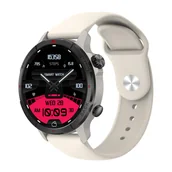 Smartwatch - Tracer GP-Navi WH, wodoodporny, biały - miniaturka - grafika 1