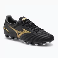 Piłka nożna - Buty piłkarskie męskie Mizuno Morelia Neo IV Pro AG black/gold/black - miniaturka - grafika 1