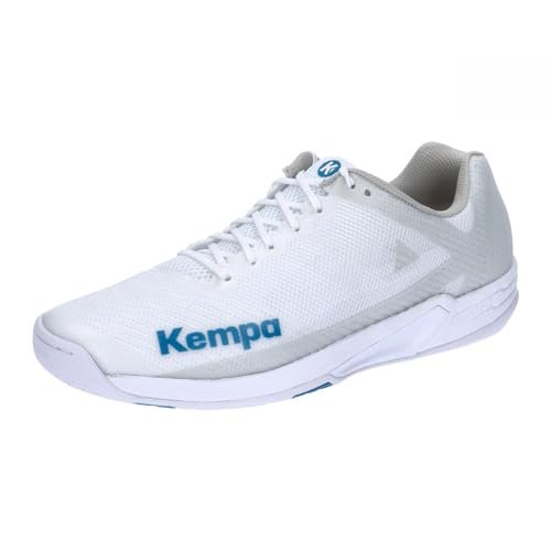 Kempa Buty piłkarskie Mixed Wing 2.0, biały/niebieski, 44.5 EU, Biały Niebieski, 44.5 EU