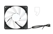 Wentylatory komputerowe - Fractal Design Silent Series R3 120mm (FD-FAN-SSR3-120-WT) - miniaturka - grafika 1