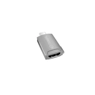Adaptery i przejściówki - Terratec CONNECT C12 USB Type-C HDMI Szary - miniaturka - grafika 1