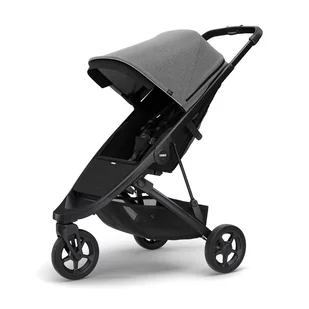 Thule Spring wózek spacerowy Black/Gray Melange - Wózki dziecięce - miniaturka - grafika 1