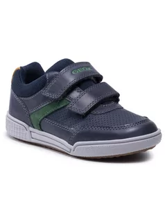 Buty dla dziewczynek - Geox Sneakersy J Poseido B. A J15BCA 0CLBU C4248 S Granatowy - grafika 1