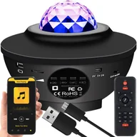 Pozostałe oświetlenie - Projektor Gwiazd Lampka Nocna Star LED RGB + Pilot ISO TRADE - miniaturka - grafika 1