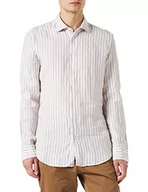Koszule męskie - Seidensticker Męska koszula z długim rękawem, ekstra slim fit, rozmiar 38, Besch, 38 - miniaturka - grafika 1