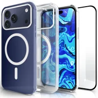 Etui i futerały do telefonów - Hello Case Etui Do iPhone 17 Pro Do Magsafe, Przezroczysty, Ochronny, Case Szkło 9H - miniaturka - grafika 1