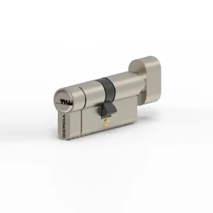 Gerda Wkładka EXXO 45G/50 nikiel - Zamki i wkładki Gerda Wkładka EXXO 45G/50 nikiel - Zamki i wkładki - miniaturka - grafika 1