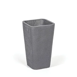 Doniczka prostokątna, 29 x 29 x 50 cm, szara - Donice - miniaturka - grafika 1