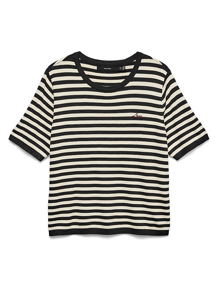 Vero Moda Sweter w kolorze czarno-białym