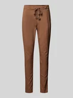 Spodnie sportowe damskie - Spodnie dresowe ze szwami działowymi - miniaturka - grafika 1