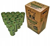 Pielęgnacja psów i kotów - Worki woreczki na psie odchody kupy BIO 225 szt - miniaturka - grafika 1